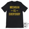 Michigan Vs Everybody Vintage Weathered Sports Fan Gift Michigan Tshirt Michigan Football Hoodie Trendy Sweatshirt University Of Michigan Shirt giftyzy 2