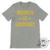 Michigan Vs Everybody Vintage Weathered Sports Fan Gift Michigan Tshirt Michigan Football Hoodie Trendy Sweatshirt University Of Michigan Shirt giftyzy 5