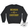 Michigan Vs Everybody Vintage Weathered Sports Fan Gift Michigan Tshirt Michigan Football Hoodie Trendy Sweatshirt University Of Michigan Shirt giftyzy 8