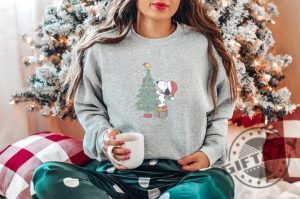 Snoopy Christmas Sweatshirt Vintage Christmas Tshirt Christmas Cartoon Dog Hoodie Charlie Christmas Shirt giftyzy 2