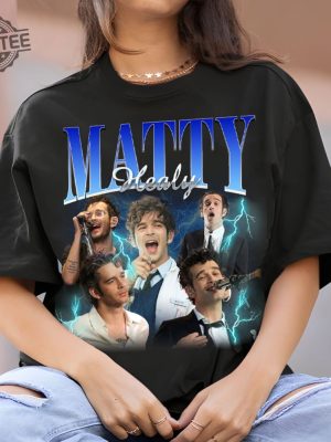 Mattyhealy Vintage Graphic 90S Tshirt Pop Rock Band Homage Graphic T Shirt Unisex Bootleg Retro 90S Fans Tee Custom Photo Shirt Unique revetee 4 1