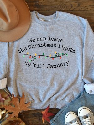 Christmas Taylor Sweatshirt Swiftie Christmas Gift Taylor Holiday Sweater Christmas Lights Christmas Tree The Eras Tour Shirt Unique revetee 5