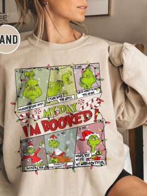 Vintage Merry Grinchmas Sweatshirt Grinch Christmas Sweater Grinchmas Shirt Whovillee University Christmas Merry Christmas Gift Shirt Unique revetee 5