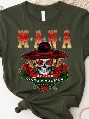 Mana 2023 Mexico Lindo Y Querido T Shirt Classic Unisex Unique revetee 7