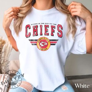 Karma Is The Guy On The Chiefs Shirt Karma Is The Guy Sweatshirt Karma Is A Guy On The Chiefs Tshirt Karma Chiefs Hoodie Taylor Travis Shirt giftyzy 3