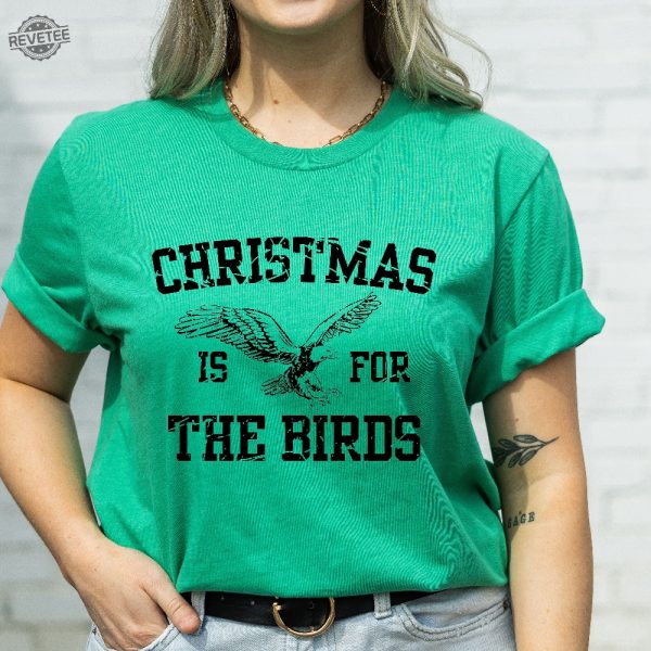 Christmas Is For The Birds Matching Family Shirts Christmas Gift For Philadelphia Football Fan Philly Sports Kids T Shirts Unique revetee 1