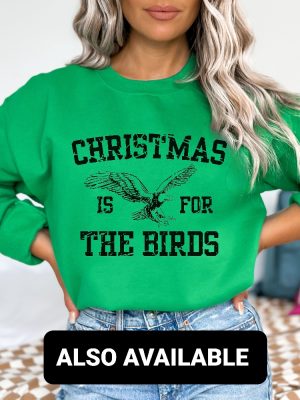 Christmas Is For The Birds Matching Family Shirts Christmas Gift For Philadelphia Football Fan Philly Sports Kids T Shirts Unique revetee 2