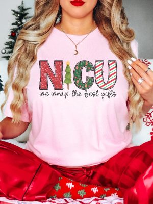 Nicu Nurse Christmas Shirt Neonatal Icu Nurse Tshirt Holiday Nicu Nurse Tee Christmas Neonatal Intensive Care Unit Nurse Christmas Shirt Unique revetee 2