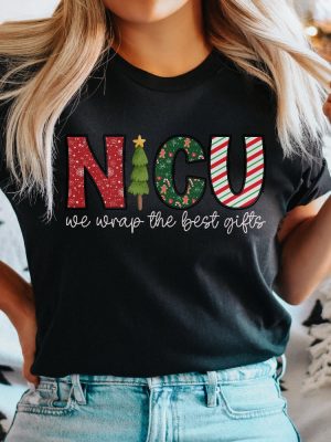 Nicu Nurse Christmas Shirt Neonatal Icu Nurse Tshirt Holiday Nicu Nurse Tee Christmas Neonatal Intensive Care Unit Nurse Christmas Shirt Unique revetee 5