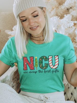 Nicu Nurse Christmas Shirt Neonatal Icu Nurse Tshirt Holiday Nicu Nurse Tee Christmas Neonatal Intensive Care Unit Nurse Christmas Shirt Unique revetee 7