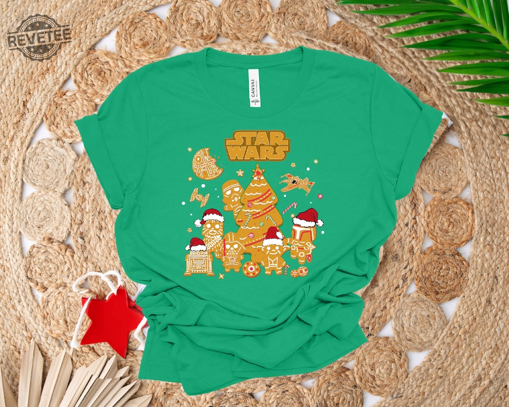 Starwars Gingerbread Christmas Shirts For Family Christmas Matching Shirts Disney Christmas Cookie Shirt Christmas Family Shirts Unique