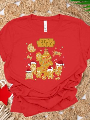 Starwars Gingerbread Christmas Shirts For Family Christmas Matching Shirts Disney Christmas Cookie Shirt Christmas Family Shirts Unique revetee 3