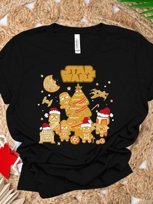 Starwars Gingerbread Christmas Shirts For Family Christmas Matching Shirts Disney Christmas Cookie Shirt Christmas Family Shirts Unique revetee 4