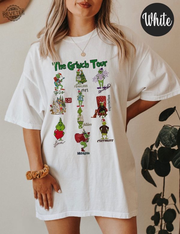 Christmas Ts Shirt The Grinch Tour The Grinch In My Grinch Eras Sweatshirt Grinch Tour Sweatshirt Grinch Christmas Sweatshirt Unique revetee 2 1