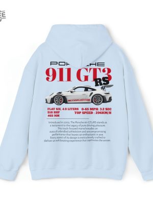 Limited Comfort Colors 911 Porsche Hooded Sweatshirt Unique revetee 7