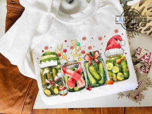 tik tok pickle sweatshirt tshirt hoodie christmas gift for pickle lover canned pickles xmas light shirts pickle jar canning season national pickle day tee laughinks 1