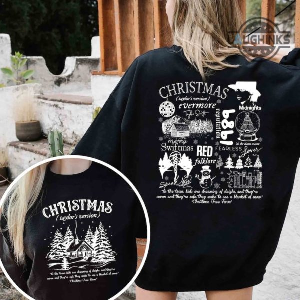 taylor swift christmas tree farm sweater tshirt hoodie mens womens christmas taylors version shirtsthe eras tour merry swiftmas sweatshirt laughinks 2