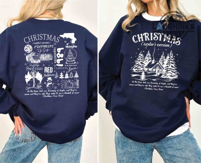 Taylor Swift Christmas Tree Farm Sweater Tshirt Hoodie Mens Womens Christmas Taylors Version 