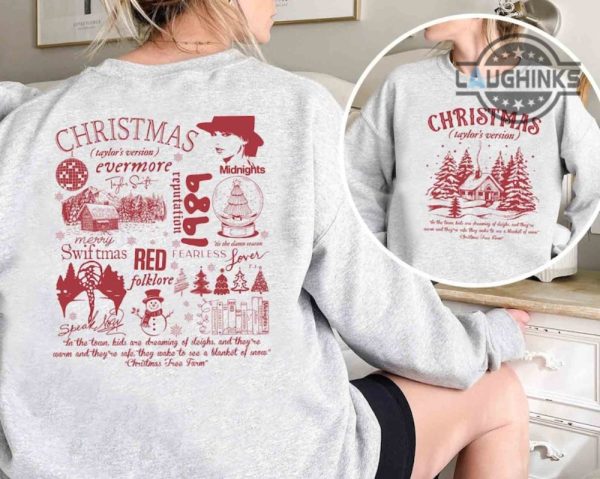 taylor swift christmas tree farm sweater tshirt hoodie mens womens christmas taylors version shirtsthe eras tour merry swiftmas sweatshirt laughinks 4
