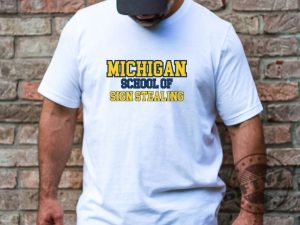 Michigan Cheats Shirt Michigan Steals Signs Hoodie Sign Stealing Michigan Sweatshirt University Of Michigan Tshirt College Footballl Shirt giftyzy 4