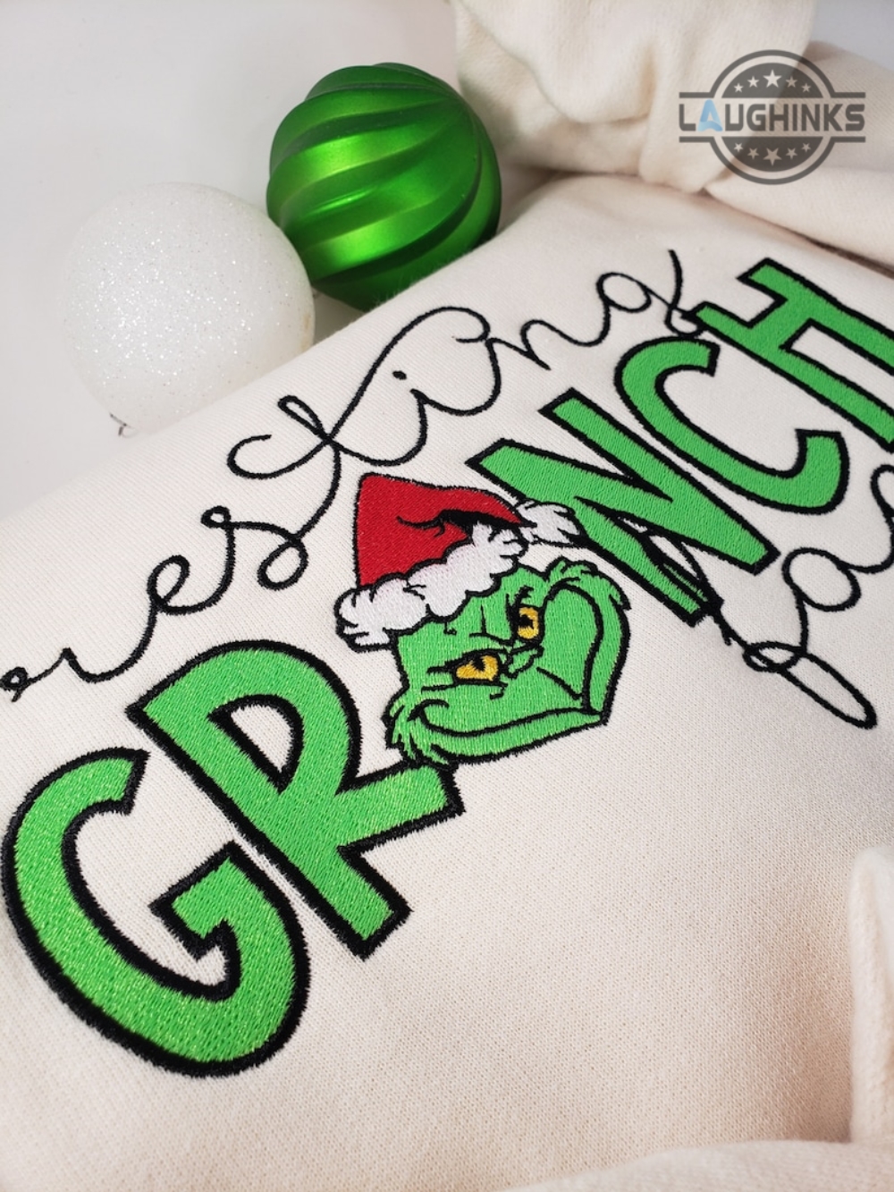 resting grinch face sweatshirt tshirt hoodie embroidered merry grinchmas shirts funny christmas gift holiday classic movie tee whoville university crewneck laughinks 1