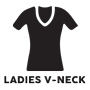 ladies v-neck shirt