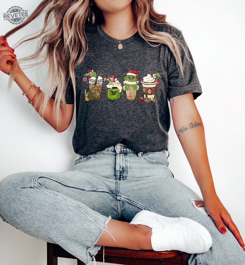 Grinch Christmas Coffee Sweatshirt Christmas Hoodie Grinch Shirt For Women Christmas Coffee Tee Grinch Coffee Grinch Christmas Coffee Unique