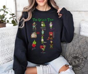 Christmas Ts Shirt The Grinch Tour Hoodie The Grinch In My Grinch Eras Sweatshirt Grinch Tour Tshirt Grinch Christmas Shirt giftyzy 3