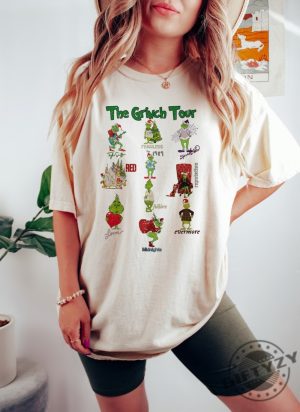 Christmas Ts Shirt The Grinch Tour Hoodie The Grinch In My Grinch Eras Sweatshirt Grinch Tour Tshirt Grinch Christmas Shirt giftyzy 4