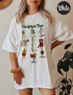 Christmas Ts Shirt The Grinch Tour Hoodie The Grinch In My Grinch Eras Sweatshirt Grinch Tour Tshirt Grinch Christmas Shirt giftyzy 5