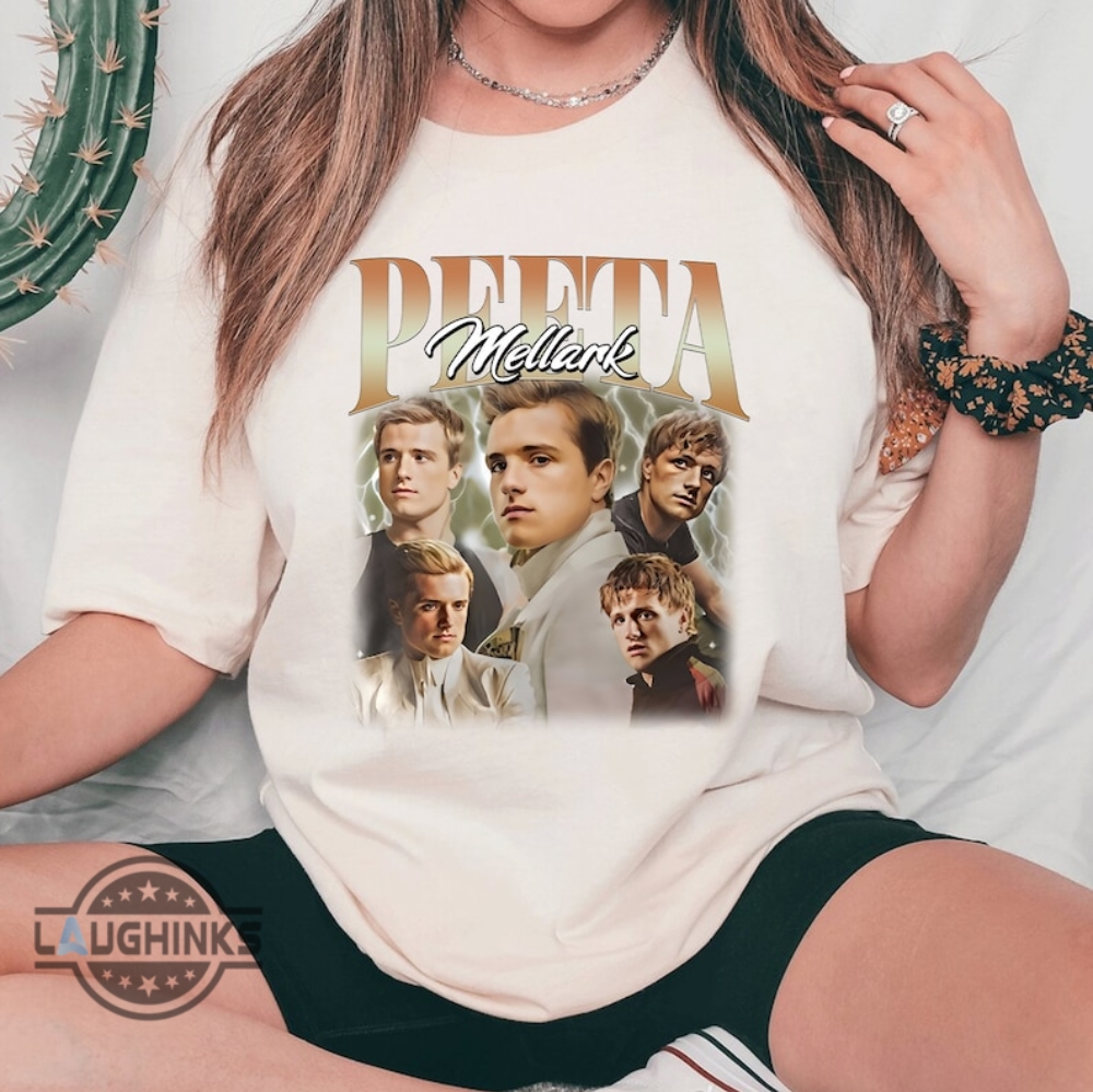 Peeta Mellark Shirt Sweatshirt Hoodie Mens Womens The Hunger Games Movie Cast Josh Hutcherson Tshirts Limited Bootleg Peeta Mellark Vintage Gift