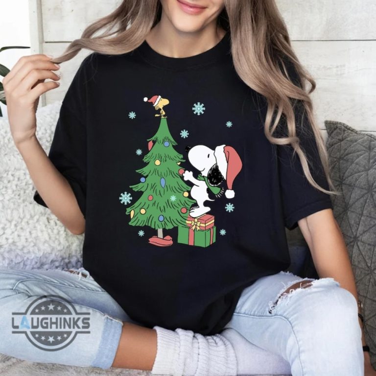 Snoopy Christmas T Shirts Hoodies Sweatshirts Mens Womens Cute Snoopy ...