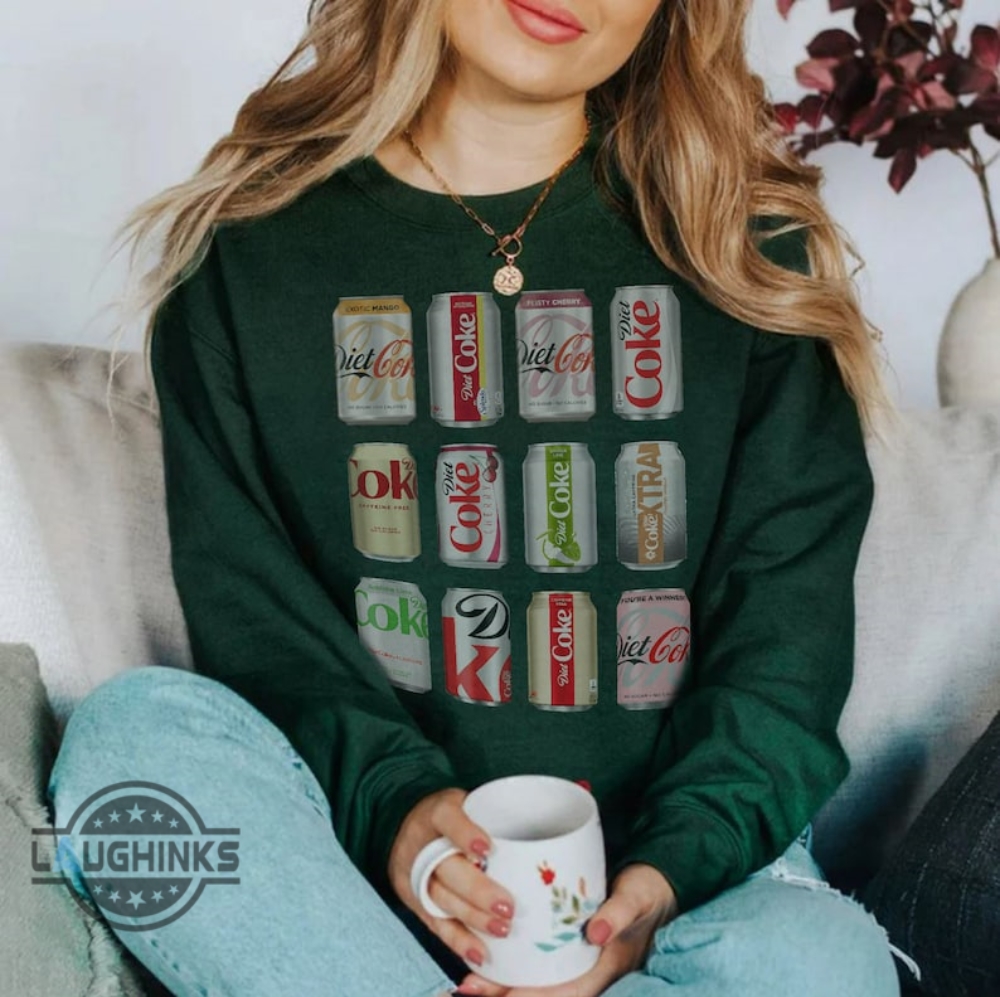 diet coke shirt sweatshirt hoodie mens womens christmas coca cola zero sugar light coke sampler cans shirts gift for coke lover trendy funny sweater laughinks 1