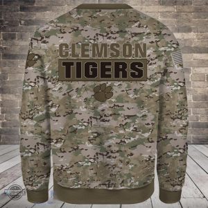 clemson military appreciation sweatshirt tshirt hoodie all over printed clemson football 3d shirts nfl clemson tigers camo style gifts for veterans day laughinks 4