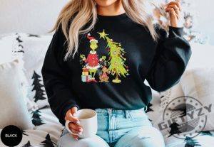 Grinch Christmas Tree Shirt Grinch Christmas Hoodie Christmas Grinchmas Sweatshirt Cute Christmas Tshirt Christmas Gift giftyzy 3