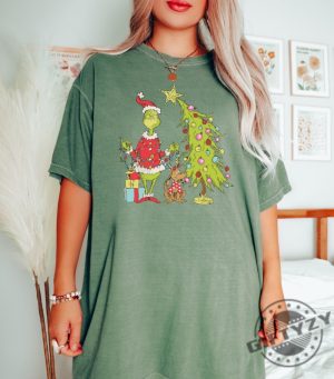 Grinch Christmas Tree Shirt Grinch Christmas Hoodie Christmas Grinchmas Sweatshirt Cute Christmas Tshirt Christmas Gift giftyzy 6