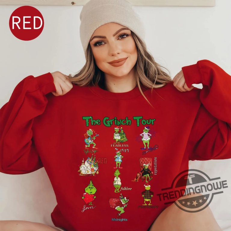 The Grinch In My Grinch Eras Sweatshirt Christmas Taylor Swift Shirt ...