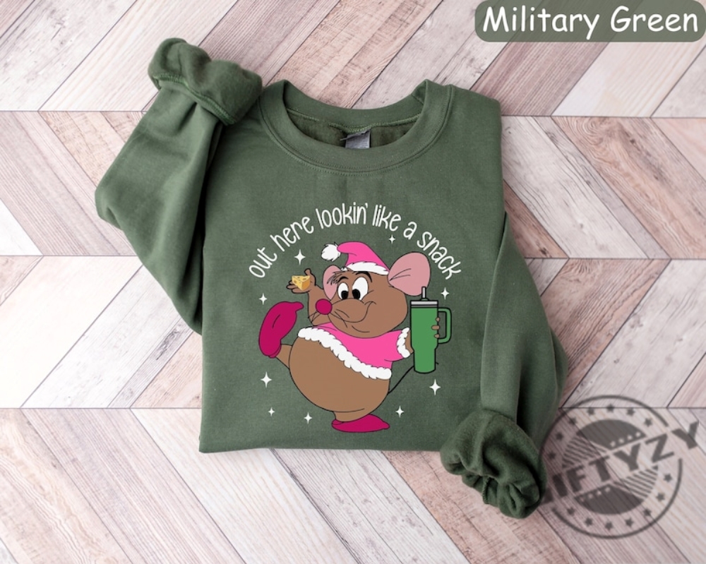 Funny Christmas Shirt Out Here Looking Like A Snack Hoodie Christmas Tshirt Holiday Sweaters Christmas Crewneck Sweatshirt New Year Shirt