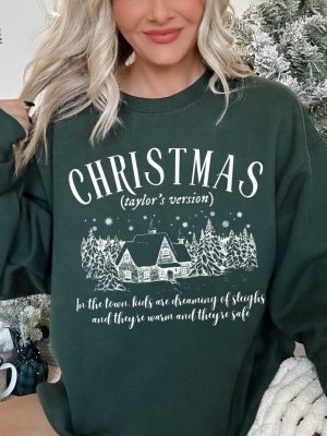 Christmas Taylor Version Sweatshirt Christmas Tree Farm Shirt Taylor Merch Christmas Swiftie Shirt Tis The Season Taylor Version Shirt Unique revetee 2