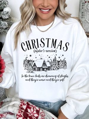 Christmas Taylor Version Sweatshirt Christmas Tree Farm Shirt Taylor Merch Christmas Swiftie Shirt Tis The Season Taylor Version Shirt Unique revetee 4