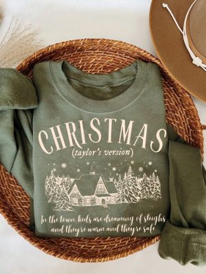 Christmas Taylor Version Sweatshirt Christmas Tree Farm Shirt Taylor Merch Christmas Swiftie Shirt Tis The Season Taylor Version Shirt Unique revetee 5