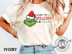 The Grinch Teacher Shirt Christmas Teacher Hoodie Shirt For Christmas Nice Teacher Tshirt Funny Teacher Sweatshirt Christmas Gift giftyzy 3