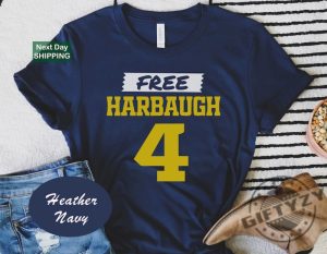 Free Harbaugh Shirt Harbaugh Tshirt Michigan Qb Hoodie J.J. Mccarthy Sweatshirt Jim Harbaugh Sweater Coach Harbaugh Shirt giftyzy 2