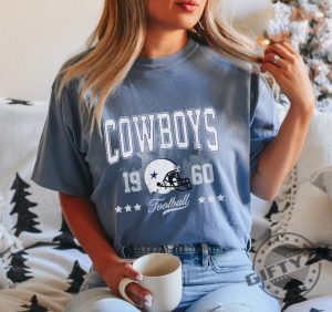 Vintage Dallas Tshirt Cowboys Sweatshirt Retro Dallas Cowboys Hoodie America Football Fans Shirt giftyzy 3