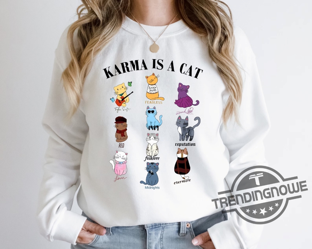 Karma Is A Cat Shirt Music Albums As Books Sweatshirt Fan Shirt Music Shirt Music Fan Album Sweatshirt 7 Karma Is A Cat Shirt Music Albums As Books Sweatshirt Fan Shirt Music Shirt Music Fan Album Sweatshirt trendingnowe.com 1