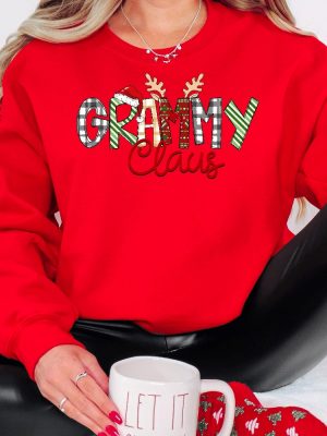 Grammy Claus Sweatshirt Christmas Grammy Claus Sweatshirt Grammy Sweater Gifts For Grammy Christmas Gift For Grandma Xmas Grammy Shirt Unique revetee 2