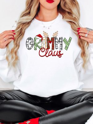 Grammy Claus Sweatshirt Christmas Grammy Claus Sweatshirt Grammy Sweater Gifts For Grammy Christmas Gift For Grandma Xmas Grammy Shirt Unique revetee 4