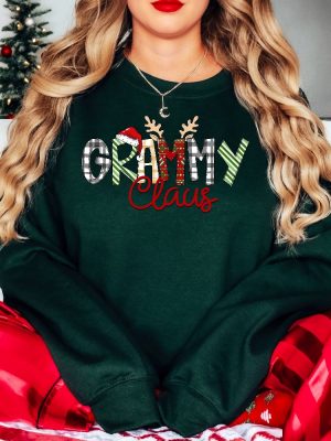 Grammy Claus Sweatshirt Christmas Grammy Claus Sweatshirt Grammy Sweater Gifts For Grammy Christmas Gift For Grandma Xmas Grammy Shirt Unique revetee 5