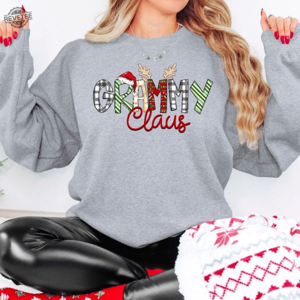 Grammy Claus Sweatshirt Christmas Grammy Claus Sweatshirt Grammy Sweater Gifts For Grammy Christmas Gift For Grandma Xmas Grammy Shirt Unique revetee 6