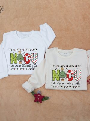 Nicu Nurse Christmas Sweatshirt Neonatal Icu Nurse Holiday Women Sweatshirt Christmas Nicu Crew Outfit Gift For Nicu Unique revetee 2